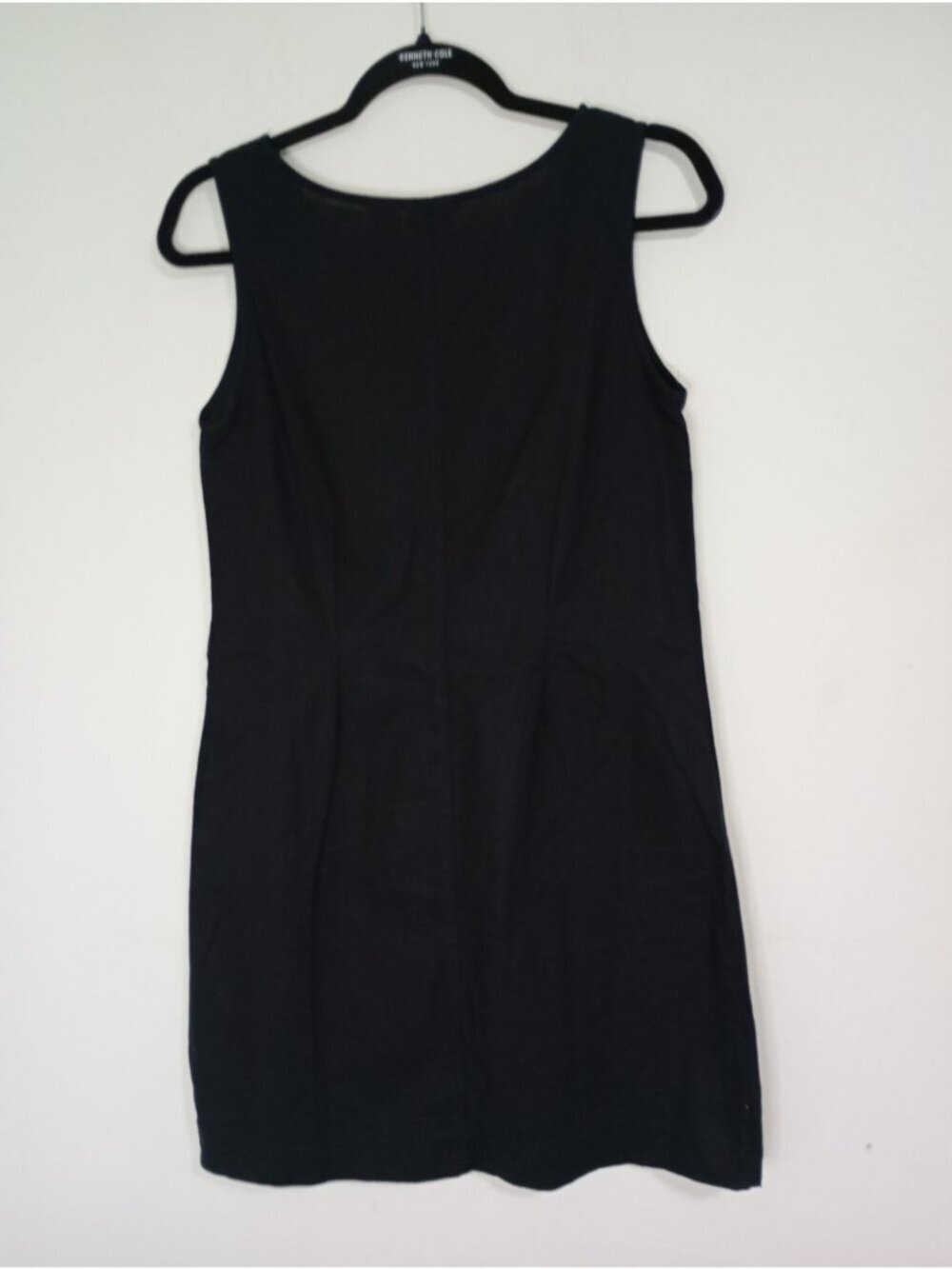 Liz Baker Womens Sleeveless Black Linen Cotton Shift Dress Small - Picture 8 of 8